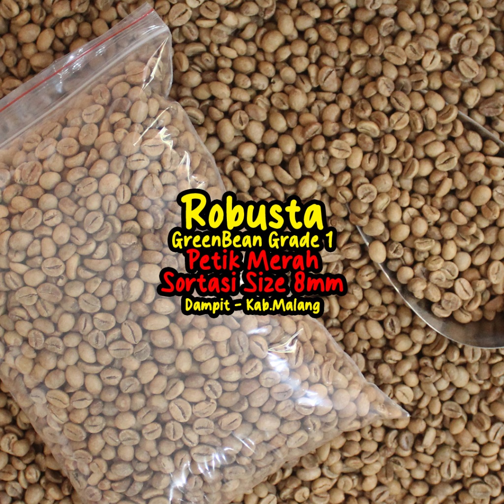 Kopi Green Bean Robusta Dampit - Grade 1