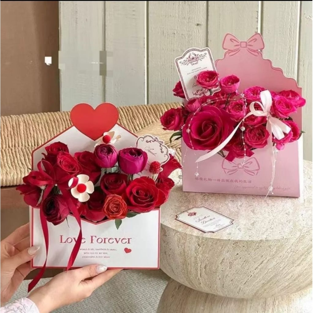 Envelope Flower Box kotak Bunga