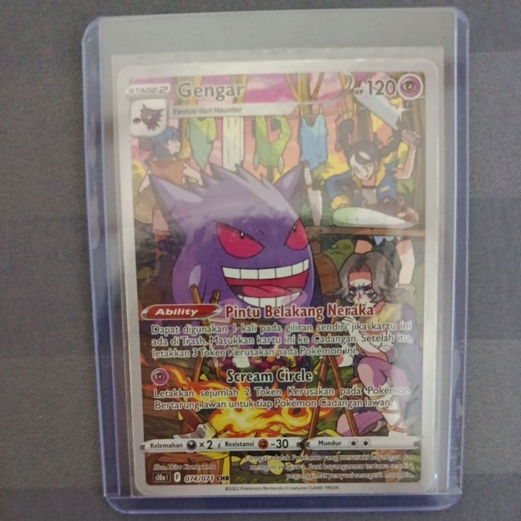 Kartu Pokemon Gengar CHR
