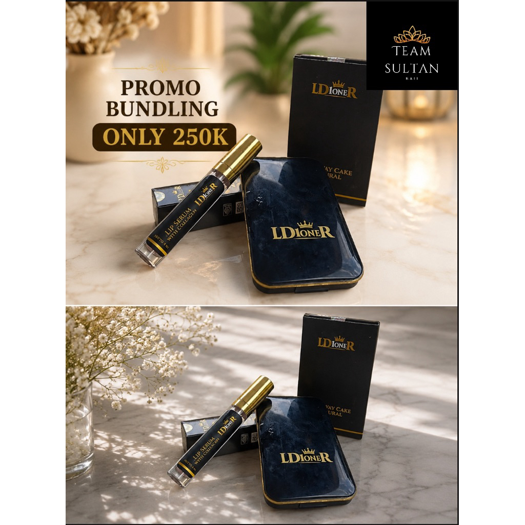 PAKET HEMAT BEDAK L dioner + LIP SERUM L dioner