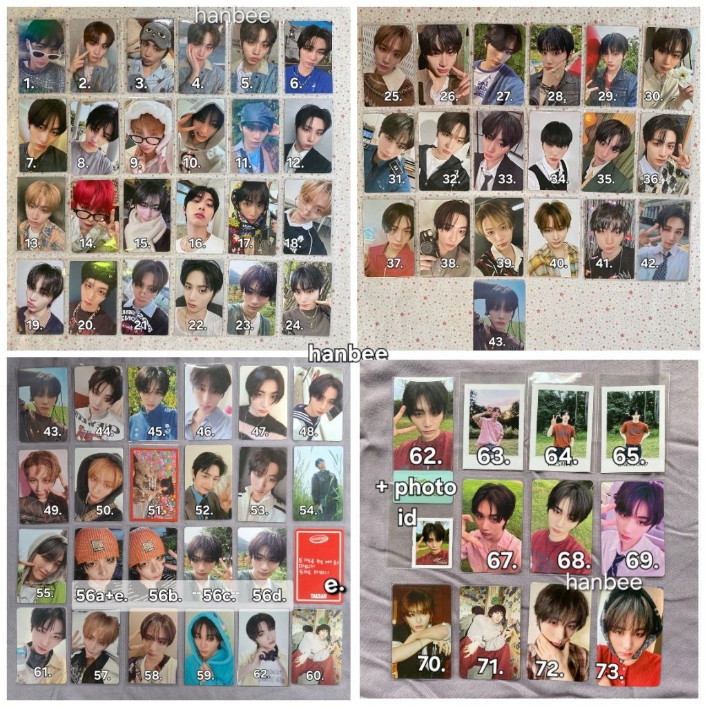 [READY] (3) Photocard Boynextdoor Official Taesan pc ts home ktwon4u lucky draw pob weverse the acti