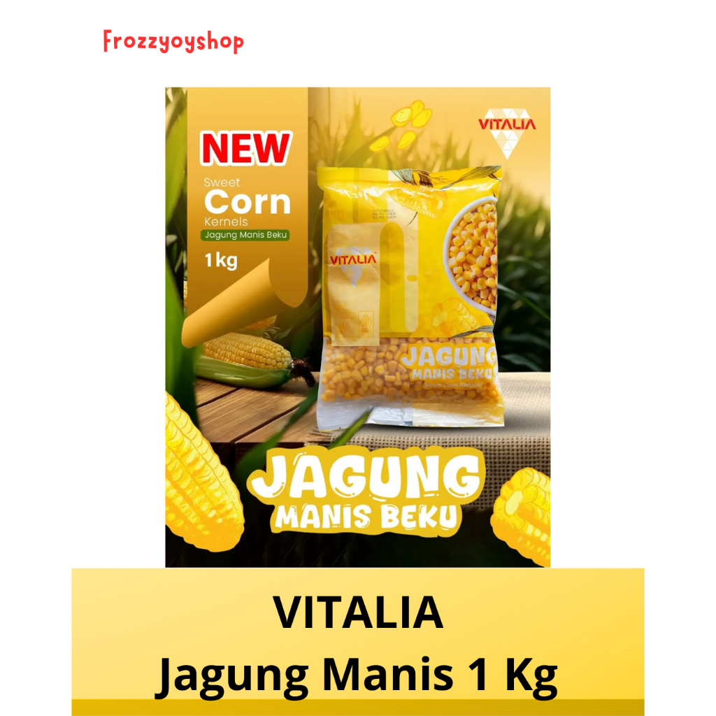 Vitalia Jagung Manis 1 Kg, Jagung Manis Pipil Frozen 1 Kg