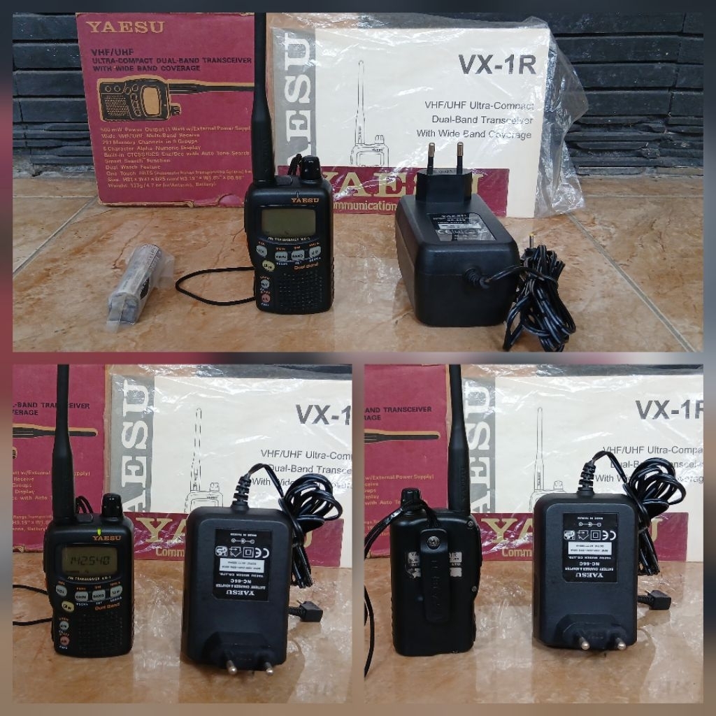 HT YAESU VX-1R MULTI BAND MULUS DAN SEGEL MADE IN MUSEN ORIGINAL JAPAN