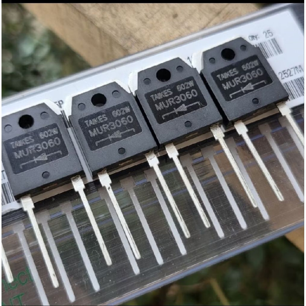 MUR 3060 ultrafast dioda  2PIN ori taikes tempel heatsink