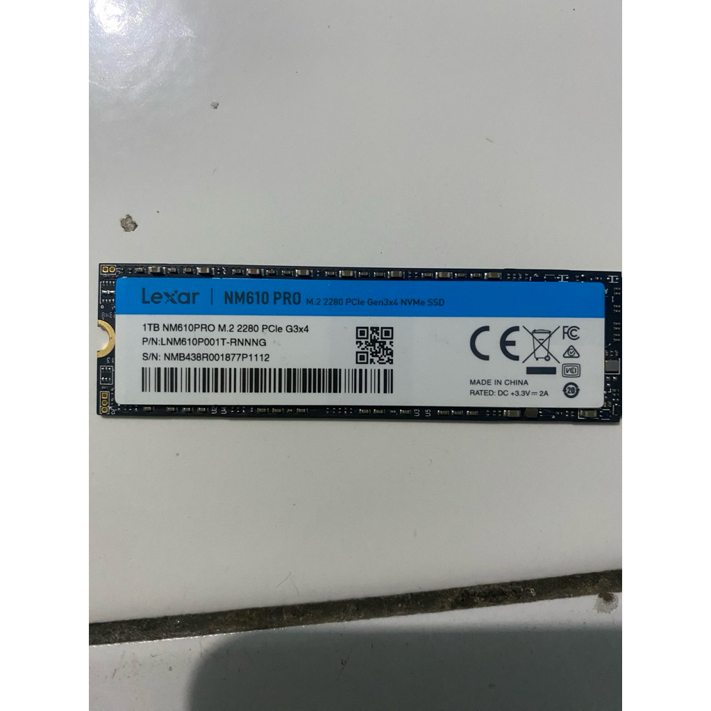 SSD NVME LEXAR NM610 PRO 1TB