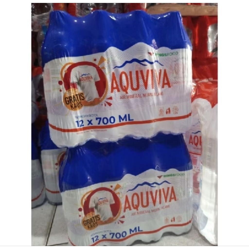 AQUVIVA 700 Ml 1 Dus isi 12 Botol