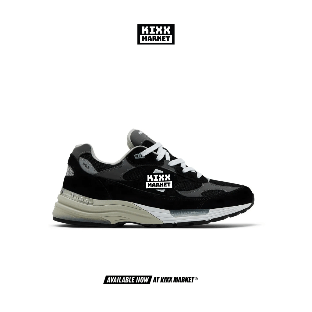 Sepatu Sneakers 992 Black Grey M992BK - KIXXMARKET