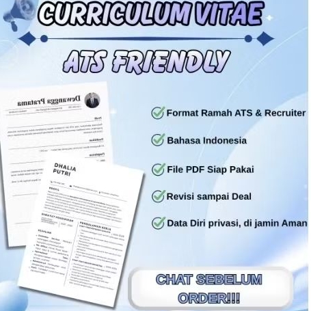 JASA KETIK CV JASA BUAT CV EDIT CV ATS FRIENDLY