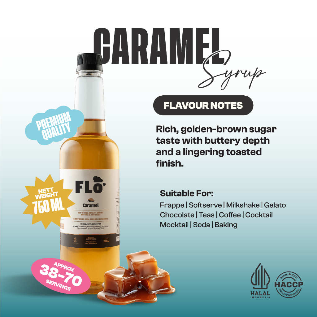 Caramel Syrup 750ml Sirup Karamel