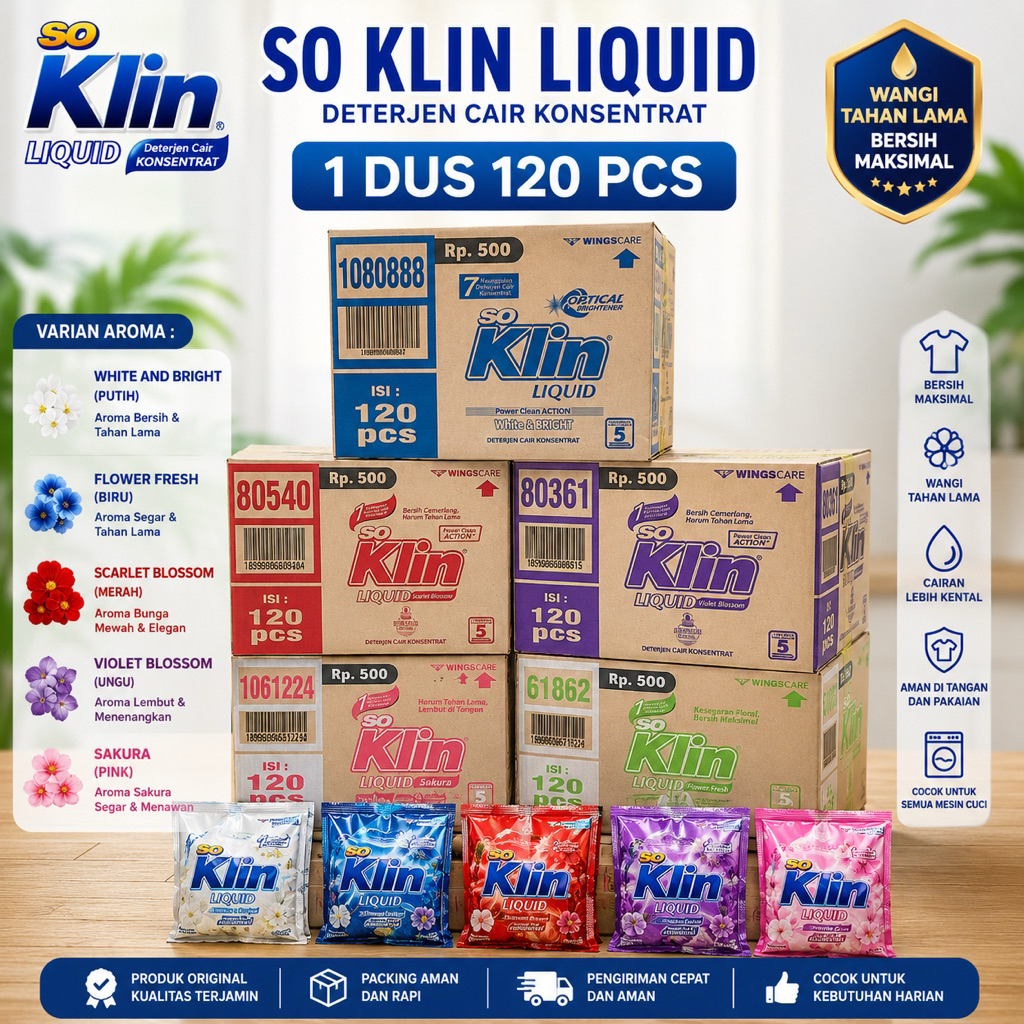 So Klin Liquid 1 Dus 120 Pcs