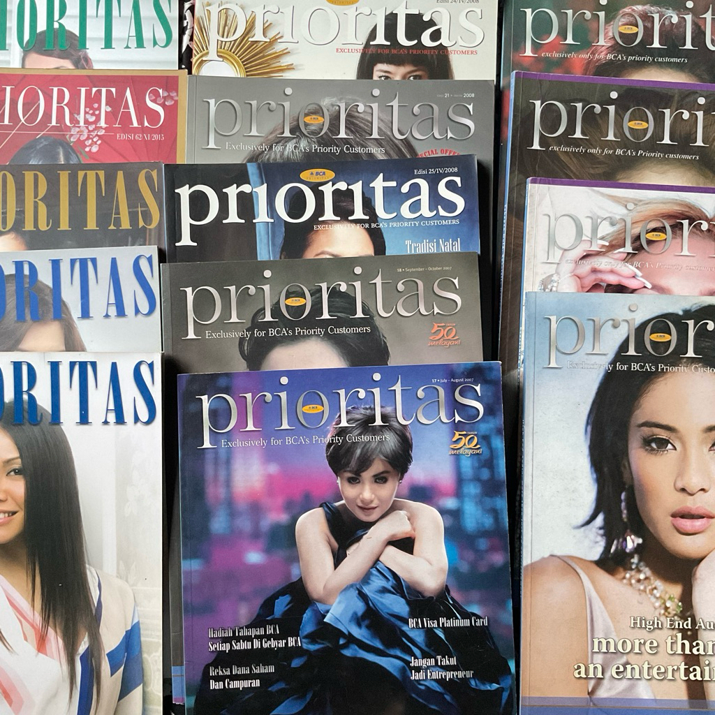 Majalah Exclusive Khusus Pelanggan BCA Prioritas