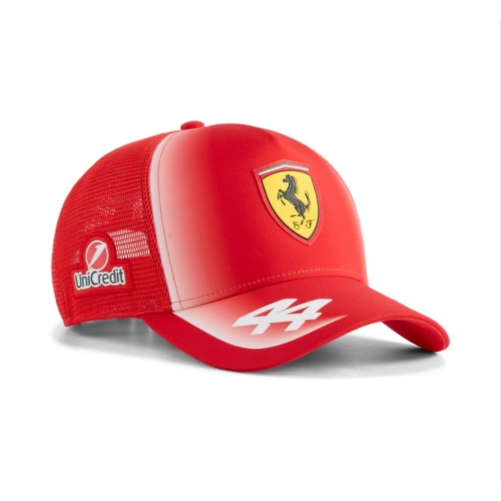 Topi F1 2026 Ferrari Lewis Hamilton Trucker Cap Formula 1 GRADE ORI