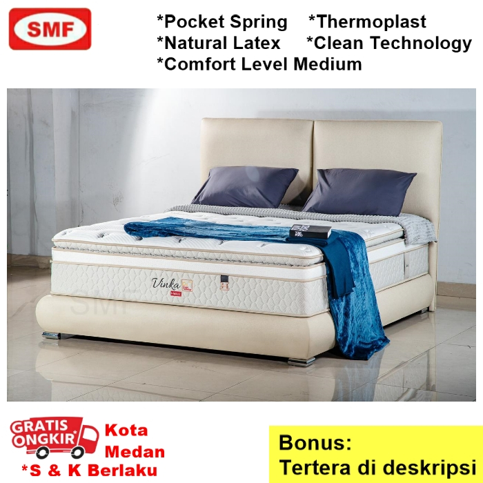 MATRAS SPRING BED VINKA - HELUX SPRING BED - (MATRAS ONLY) - 180 & 160