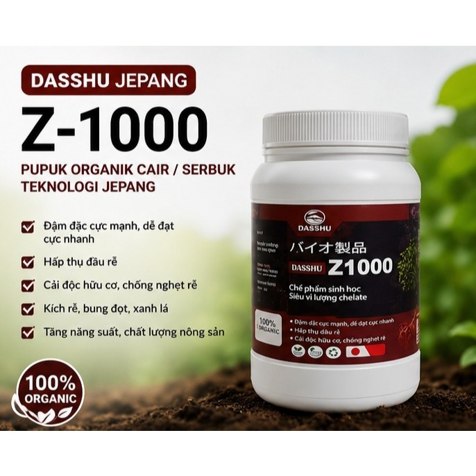 bisa cod bosqu Pupuk Dasshu Jepang Z-1000