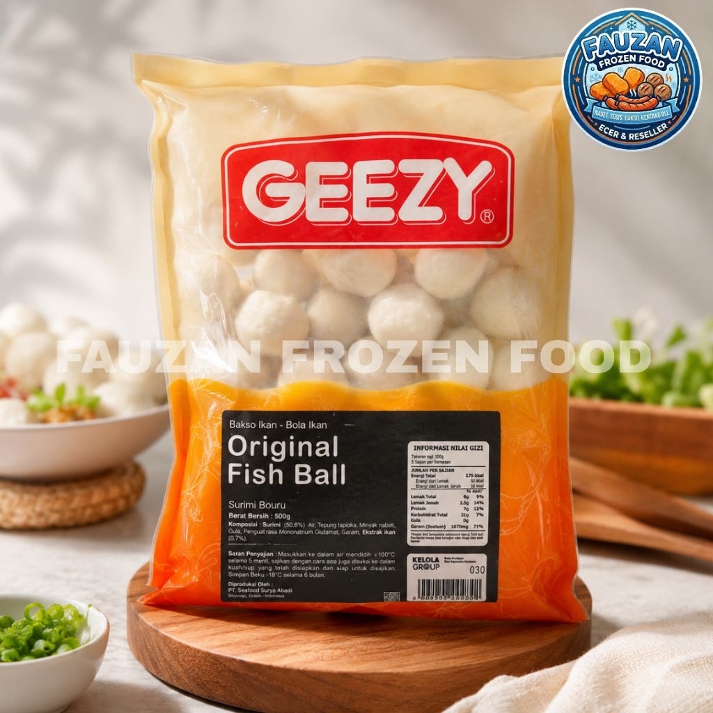 GEEZY FISH BALL 500G BAKSO IKAN