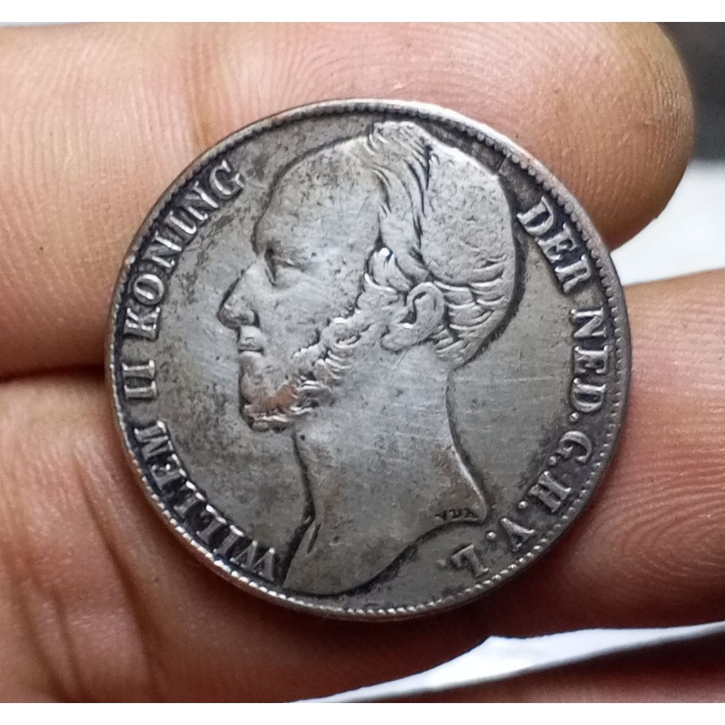 Koin Souvenir/Old Fake Willem II 1 G 1848