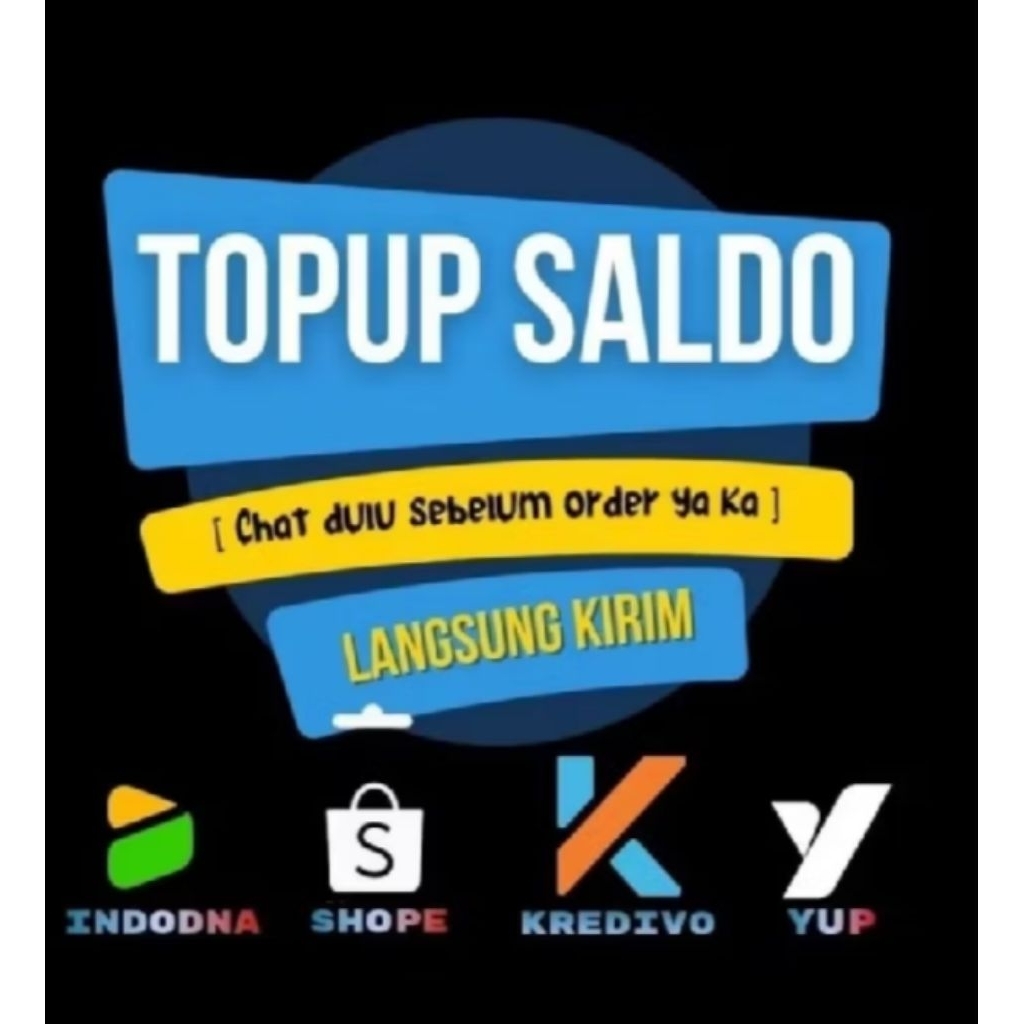TERPERCAYA TOP SALDO UP KREDIVO SALDO/PULSA ALL OPERATOR 500K-30JT TERMURAH Pulsa xl indosatt