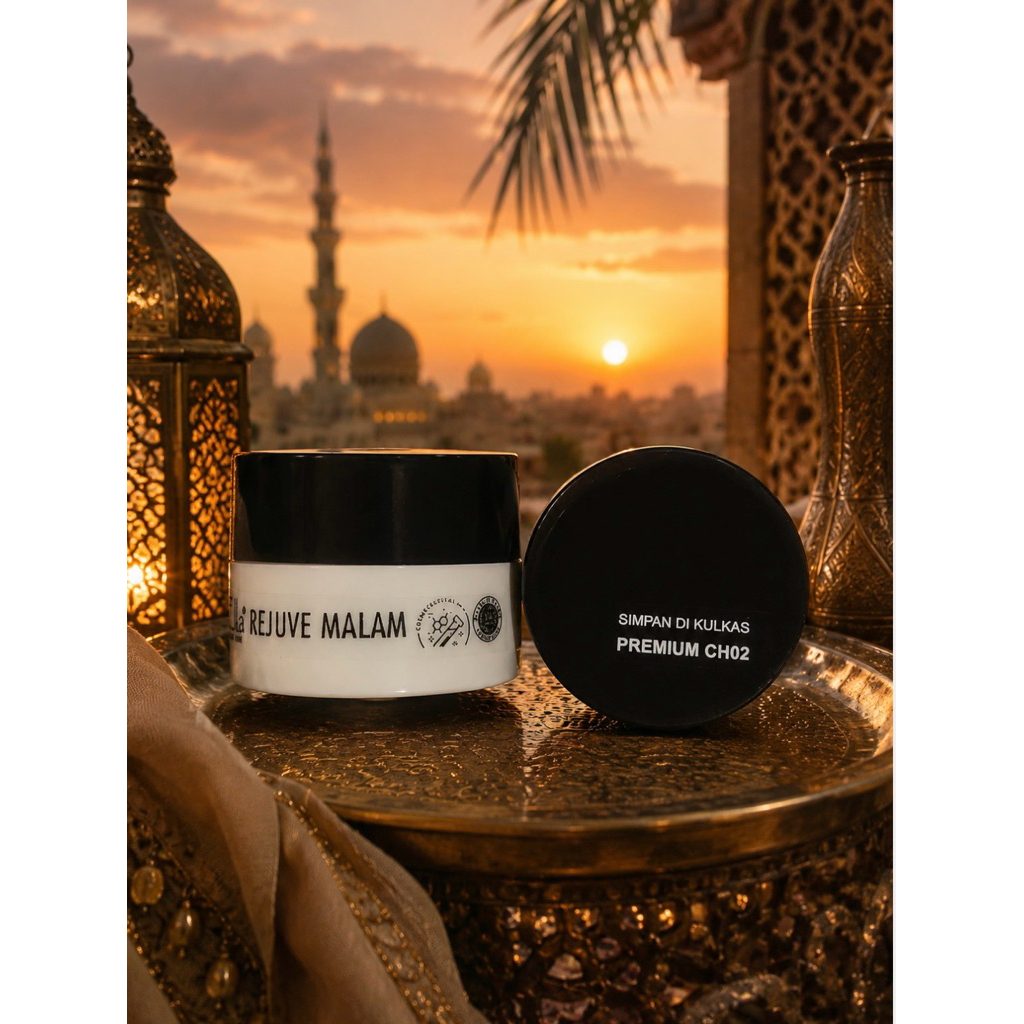 PREMIUM CH02 REJUVE/KRIM MALAM RACIKAN PENCERAH ELLA SKINCARE (jastip)