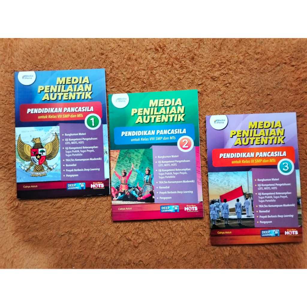 Buku Pancasila SMP / MTS Kelas 7 8 9 MP / Media Pena / Media Penilaian Autentik Tiga Serangkai Edisi