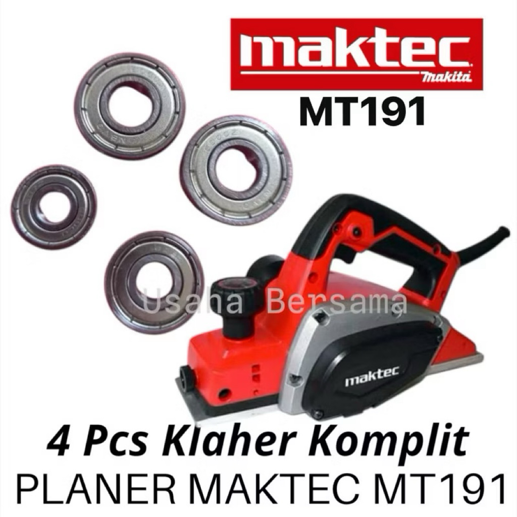 MT191 BEARING SET PLANER MAKTEC MT191 KOMPLIT 4 PCS KLAHER MESIN SERUT PLANER MAKTEC MT191