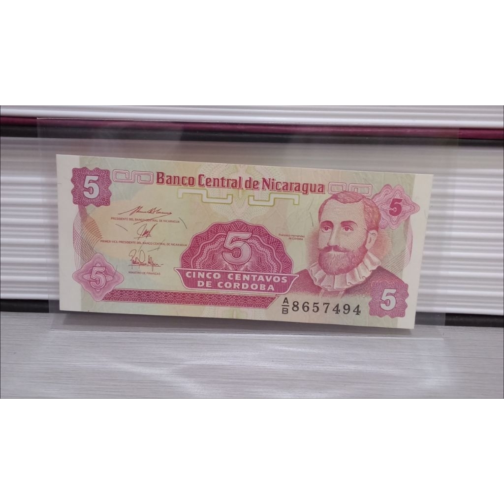Uang langka Nicaragua 5centavos UNC untuk Numismatik terbaik