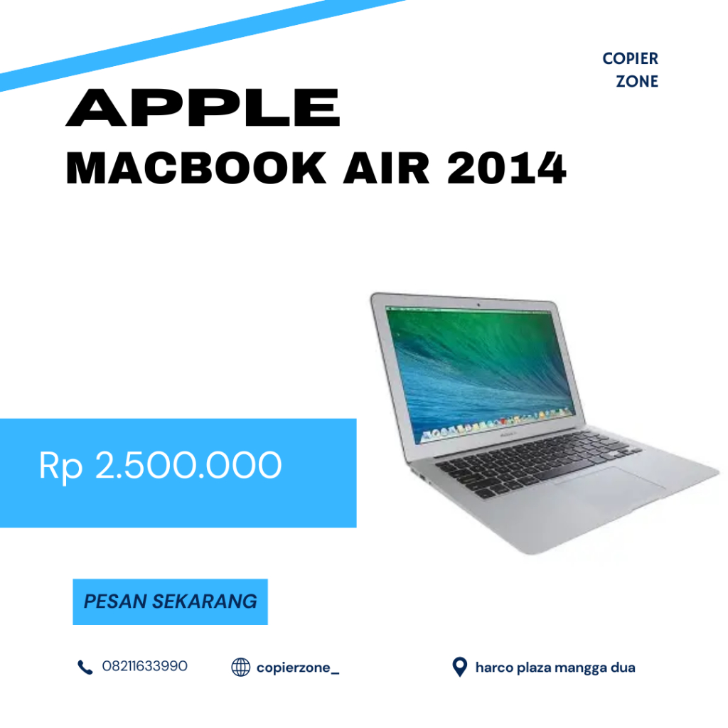 laptop apple macbook air 2014
