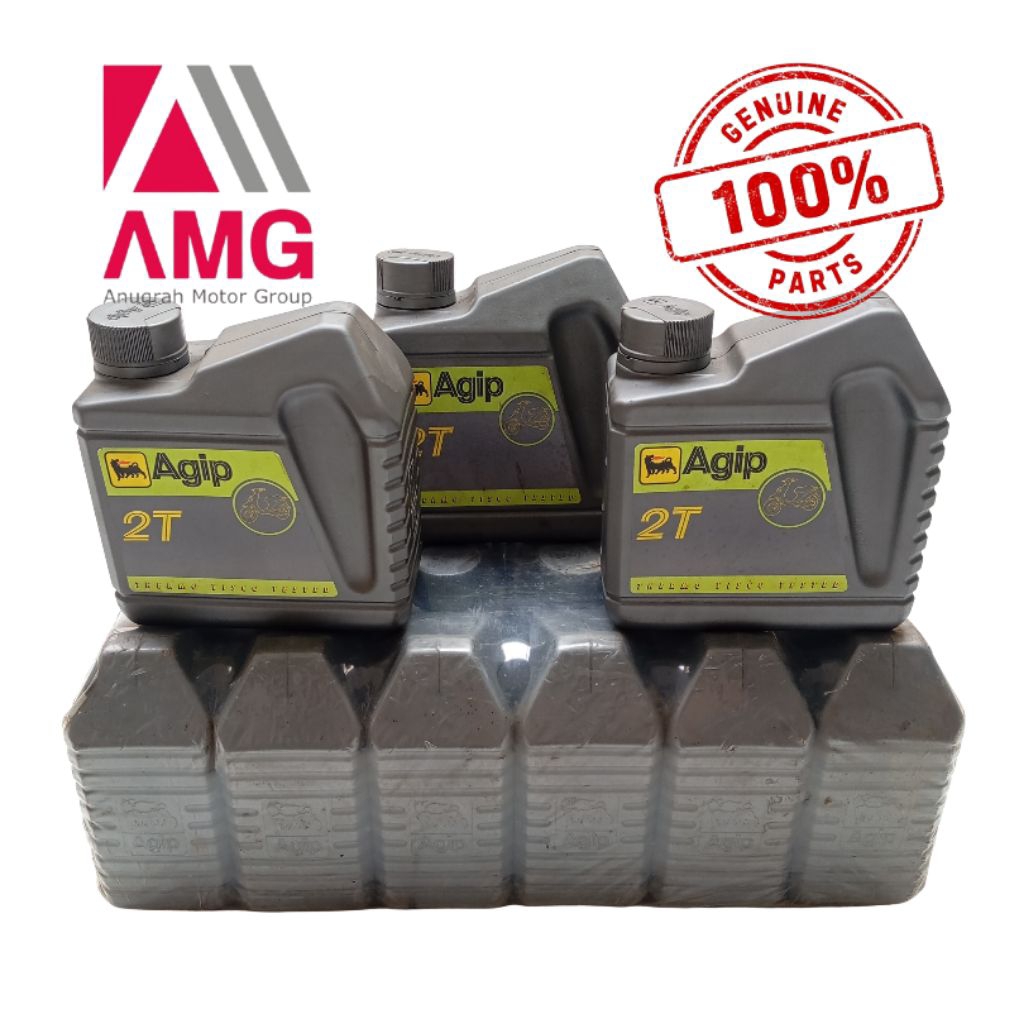 OLI AGIP OLI SAMPING 2T 2 TAK 1 LITER (LIKE NEW) NOS 100% ORI