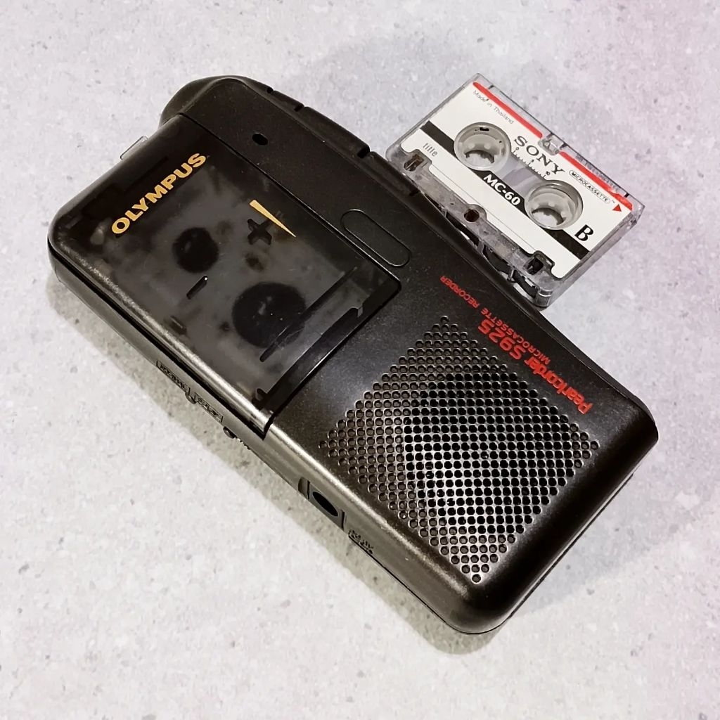 Micro Cassette Corder OLYMPUS S925 Mini Tape Recorder