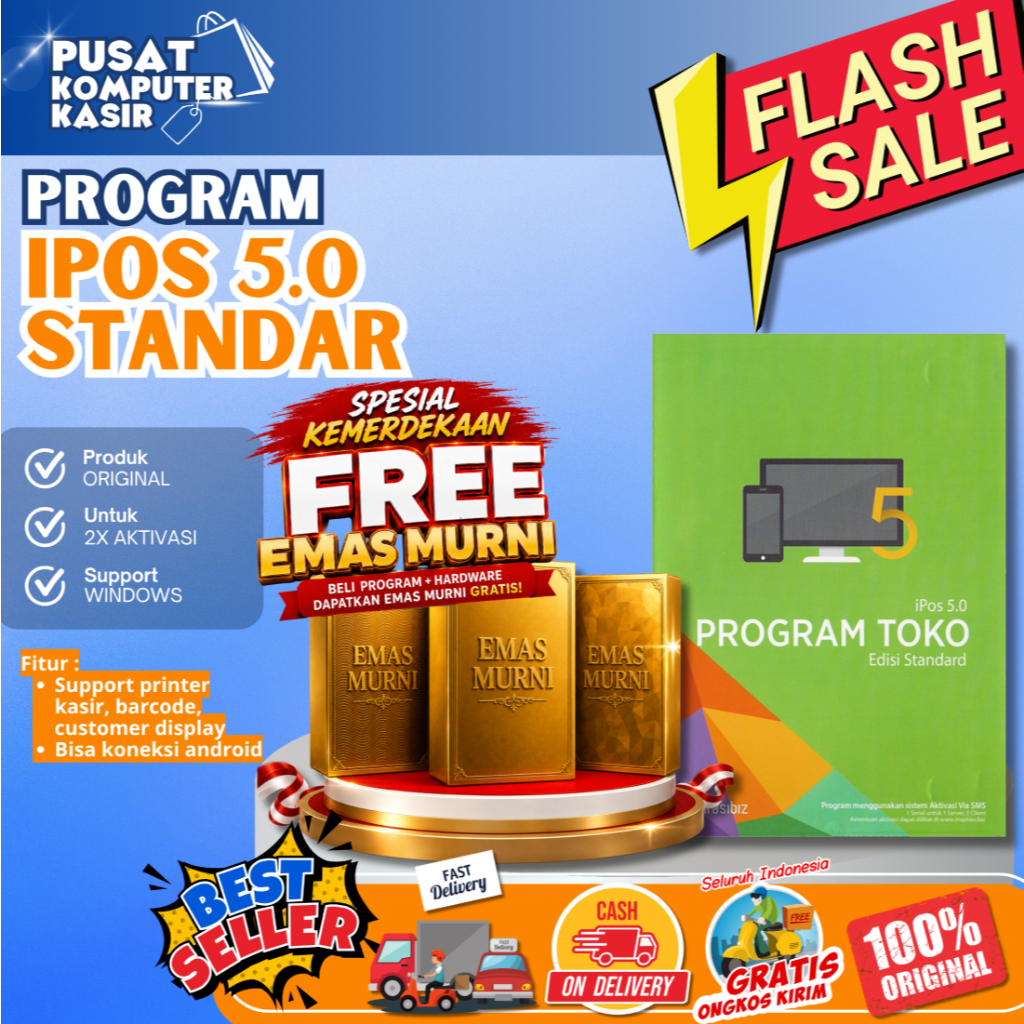 Program Kasir Toko IPOS 5 Standart | Program Kasir IPOS 5 | Program Kasir Toko Sembako | Program Tok