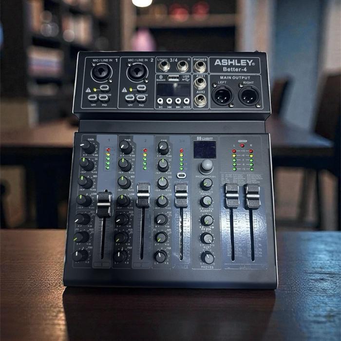 Mixer Audio ASHLEY BETTER 4 New ORIGINAL EFEK DIGITAL Monitor Pc