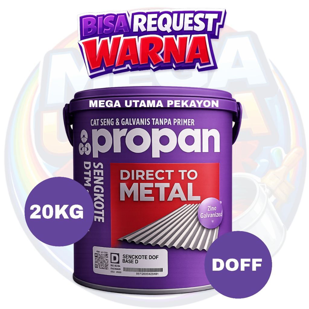 PROPAN - SENGKOTE 20KG CAT ANTI KARAT SENG GALVANIS