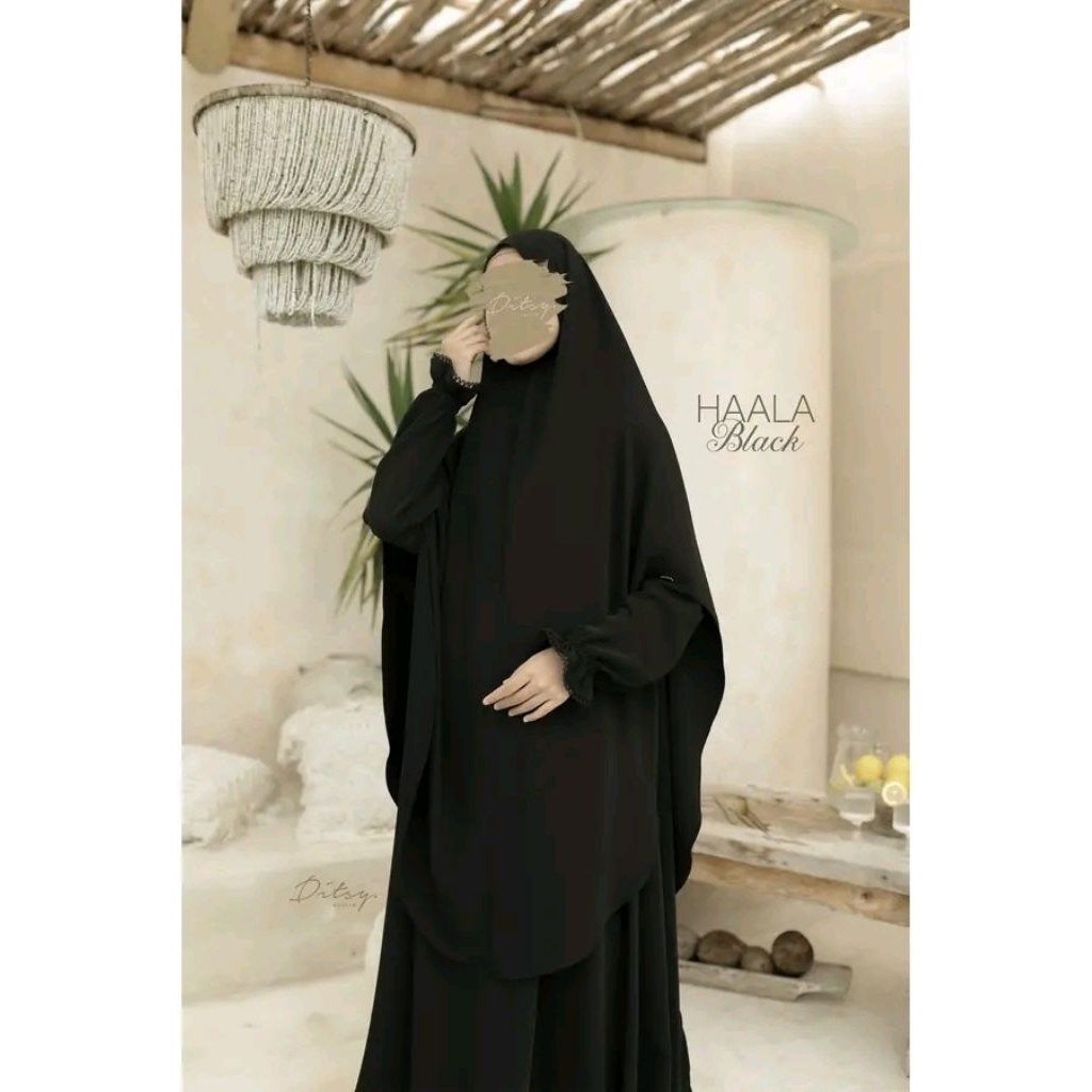 kondisi bagus Lilura lace black Mina ditsy