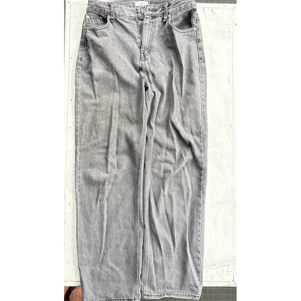 washed grey jeans