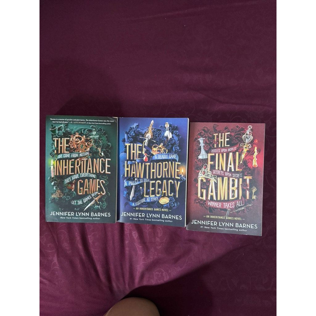 The Inheritance Games 1-3 Preloved Import Bahasa Inggris