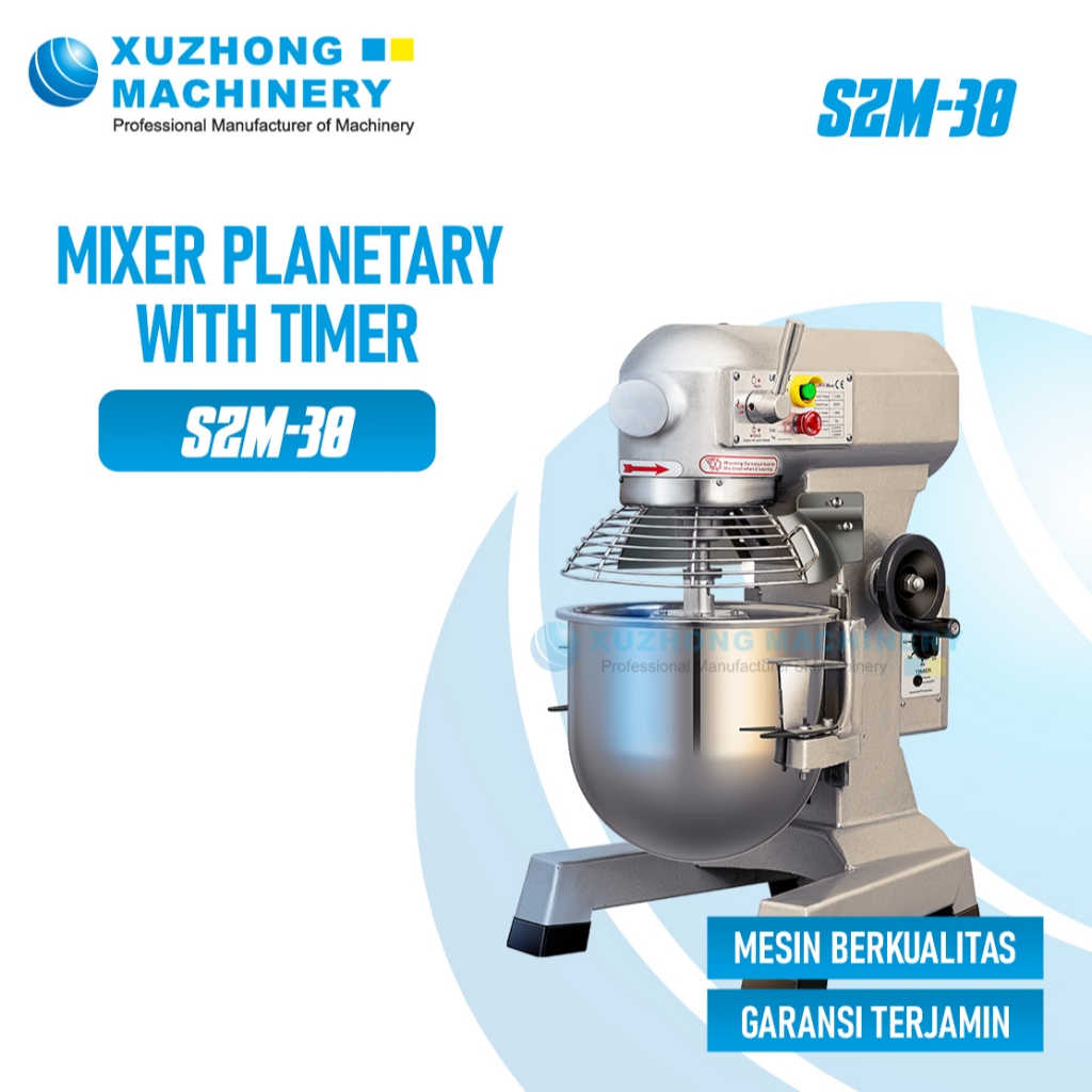 Mixer Planetary, Dough Mixer, Planetary MIxer, Mesin Pengaduk Adonan Roti, Mixer Roti SZM-30G