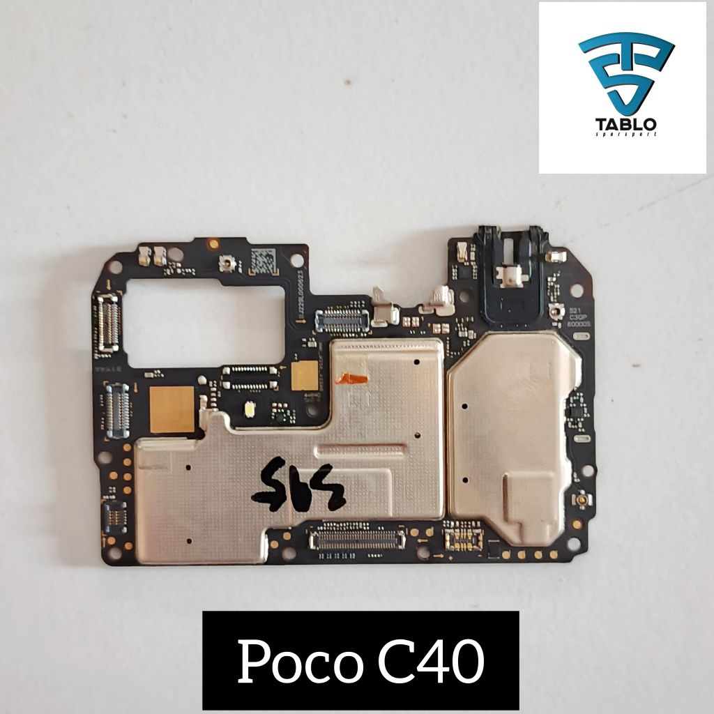 Mesin Poco C40 hidup mentok logo ram 4/64gb