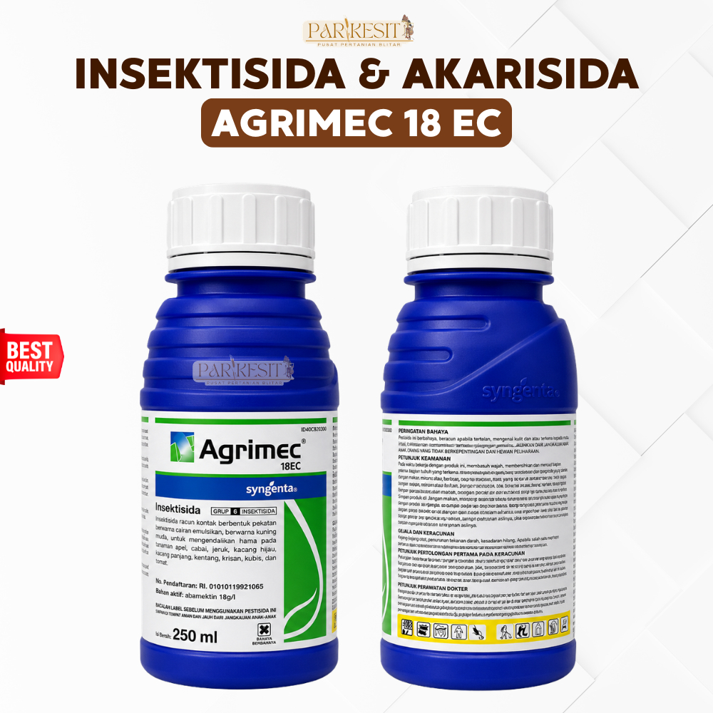 Agrimec 18 EC Abamektin 18 g/L Insektisida & Akarisida | Obat Hama Cabai Tomat Sayuran