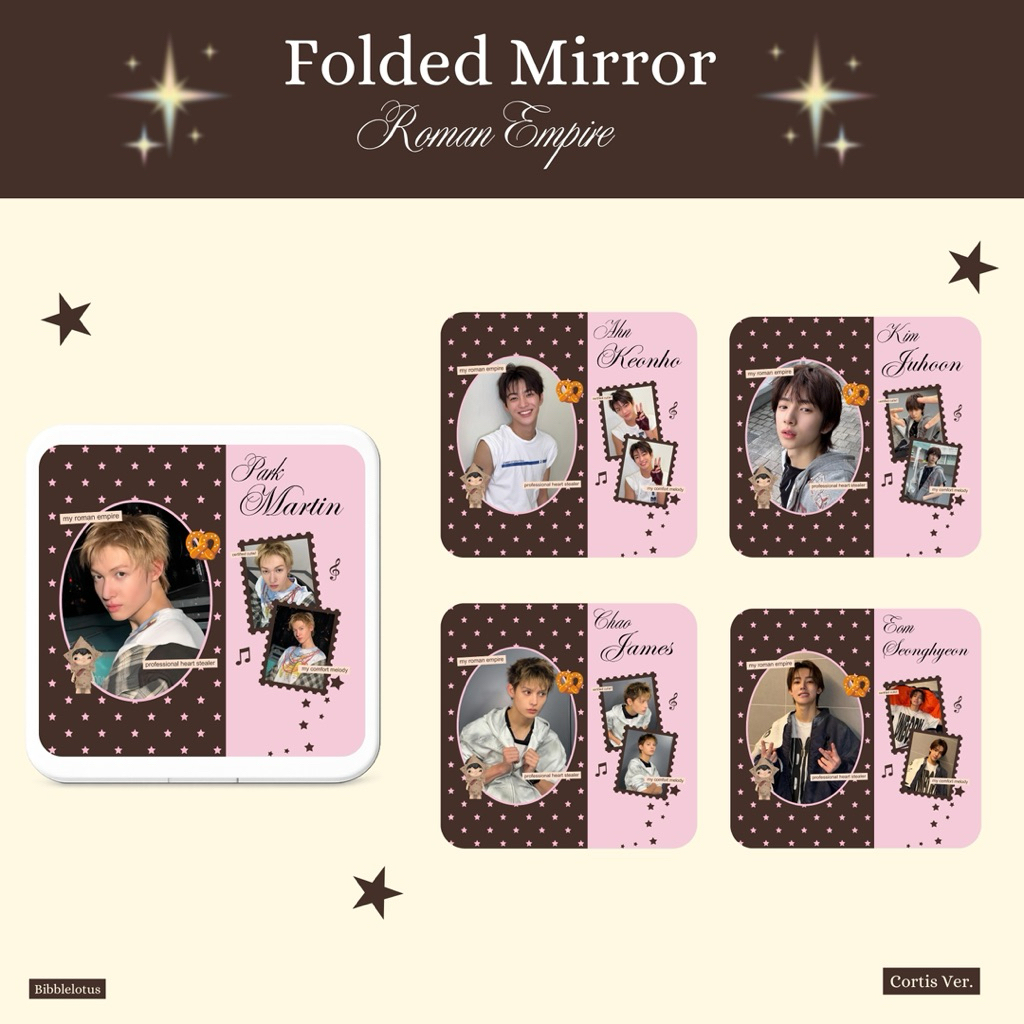Folded Mirror Kpop | Roman Empire Collection | CORTIS