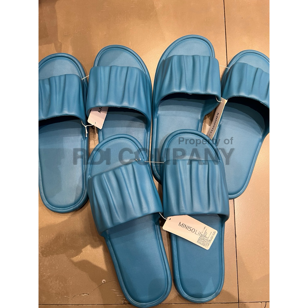 Sandal Original MINISO Ripple Bathroom Slippers Miniso Sandal Kamar Mandi Sandal Rumah Empuk Nyaman