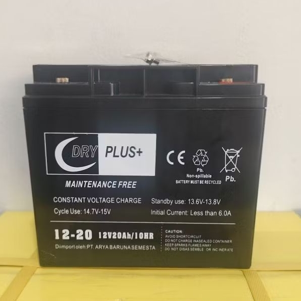 Aki Kursi Roda Electrik Elektrik 12v 20ah 12volt 20amper 12v20ah Dryplus Aki kering