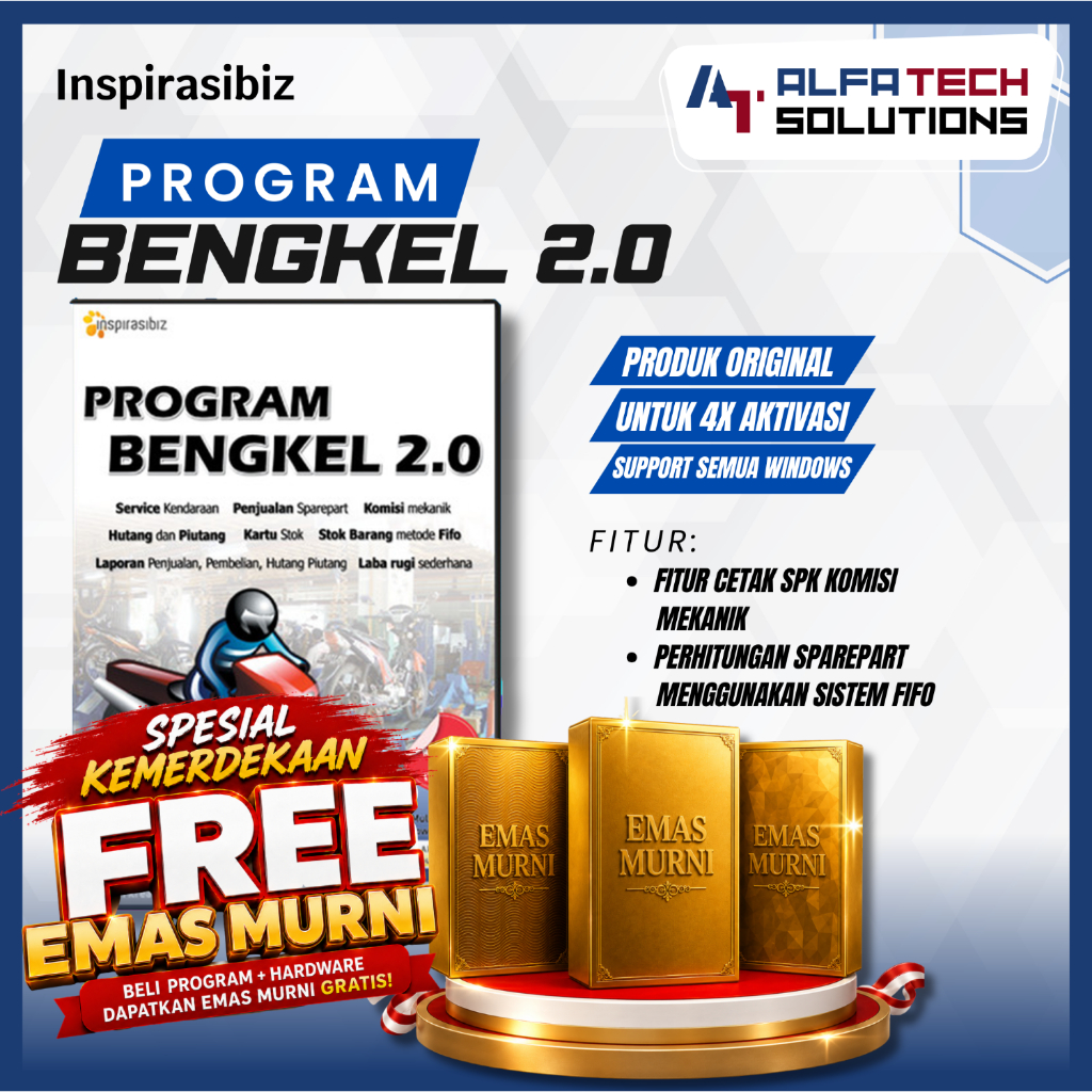 Program Bengkel | Program Bengkel 2.0 | Program Kasir Bengkel |  Software Bengkel | Software Bengkel