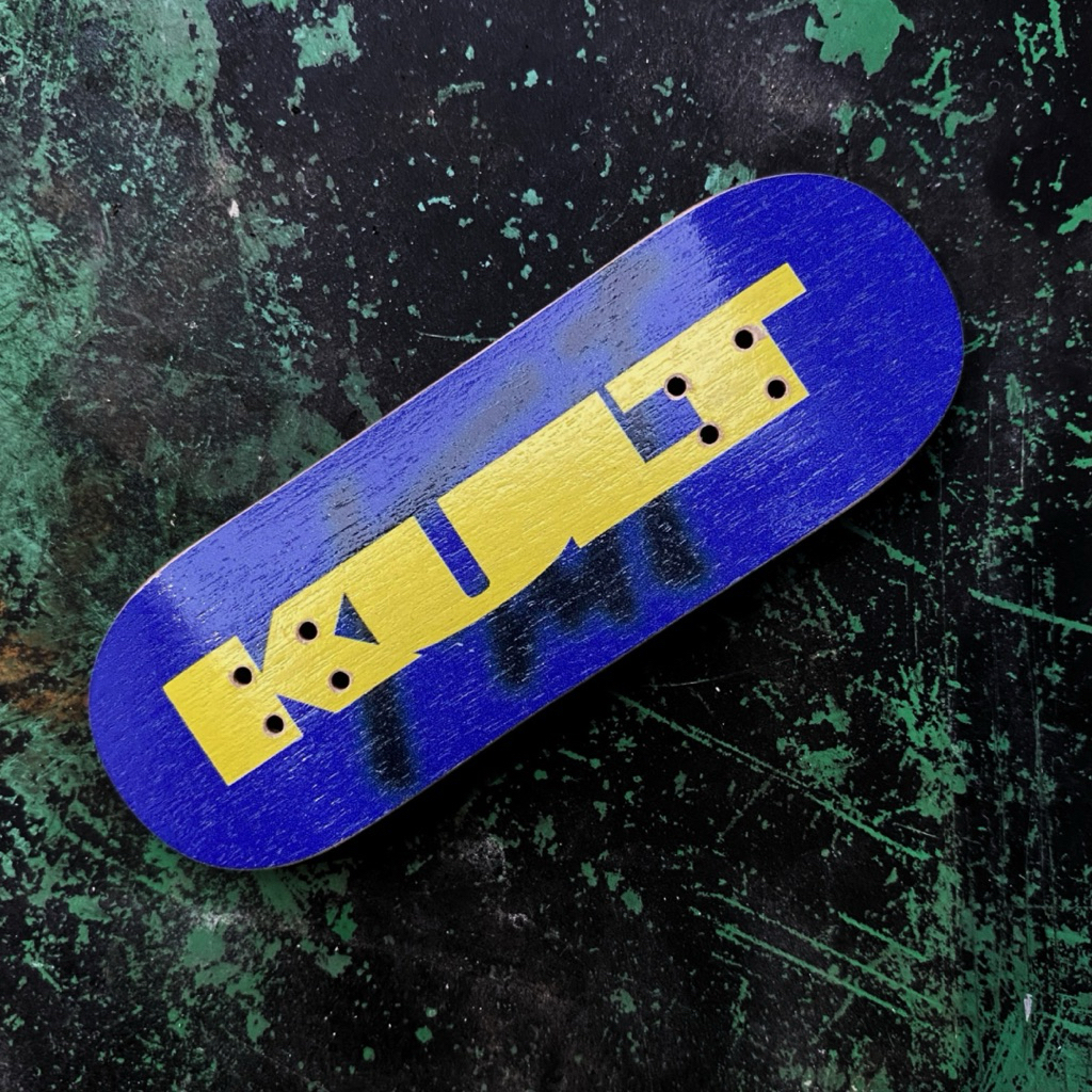 KULT DECKS BLURRY BLUE FINGERBOARDS