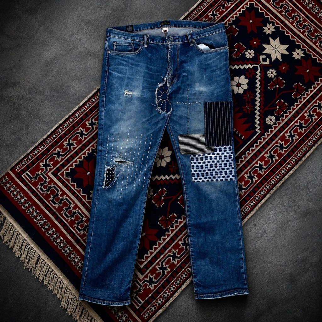 Jeans Bespoke Project Sashiko