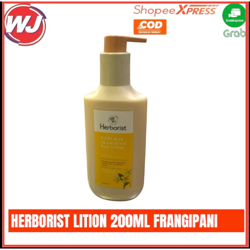 HERBORIST LOTION 200ML FRANGIPANI