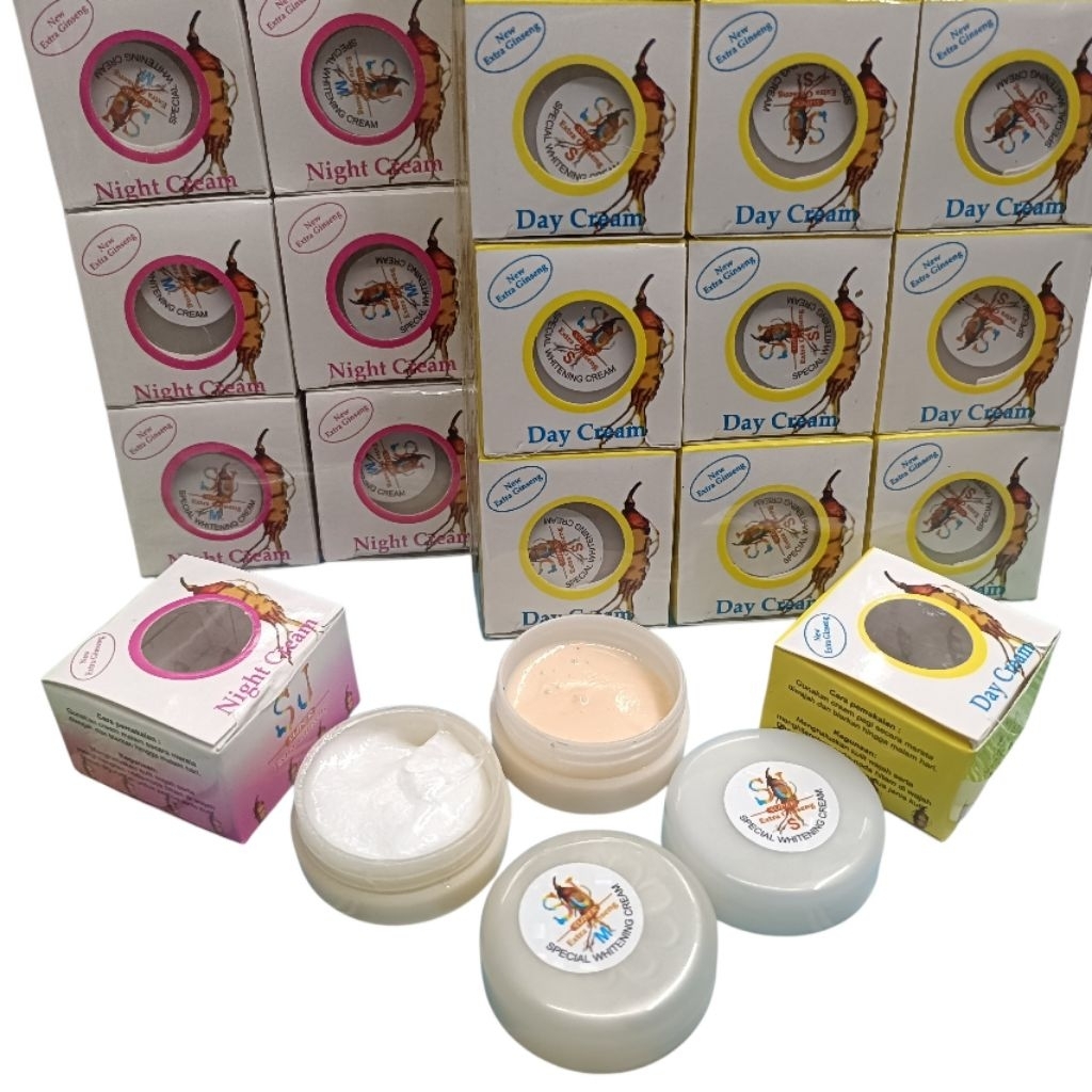 6 pCs / Pelembab esje gingseng siang&malm
