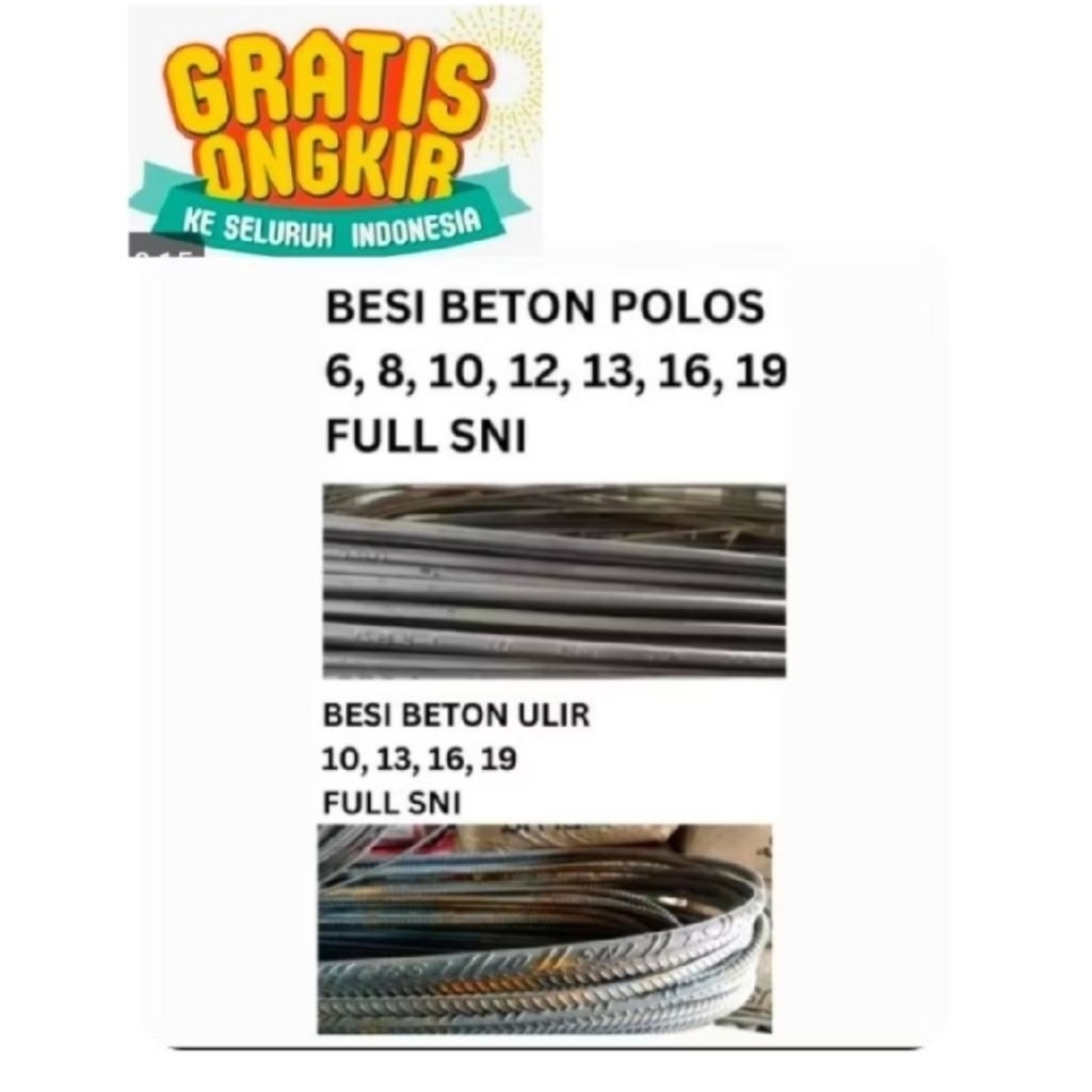besi 8mm@20 batang