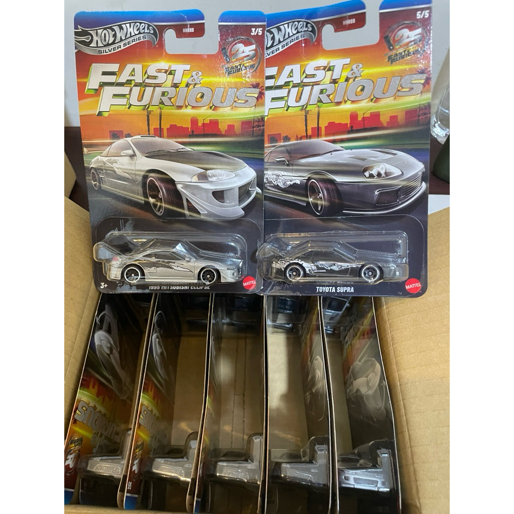 Hotwheels Fast Furious Silver Series Solid Box Mix
