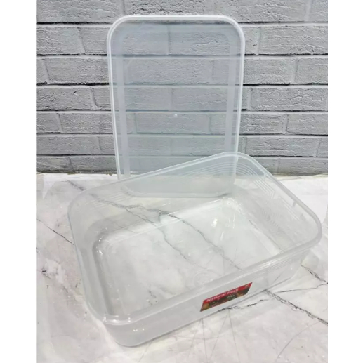 BM WADAH/KOTAK DONAT PLASTIK TEMPAT DONAT/ROTI NP 3500 ML