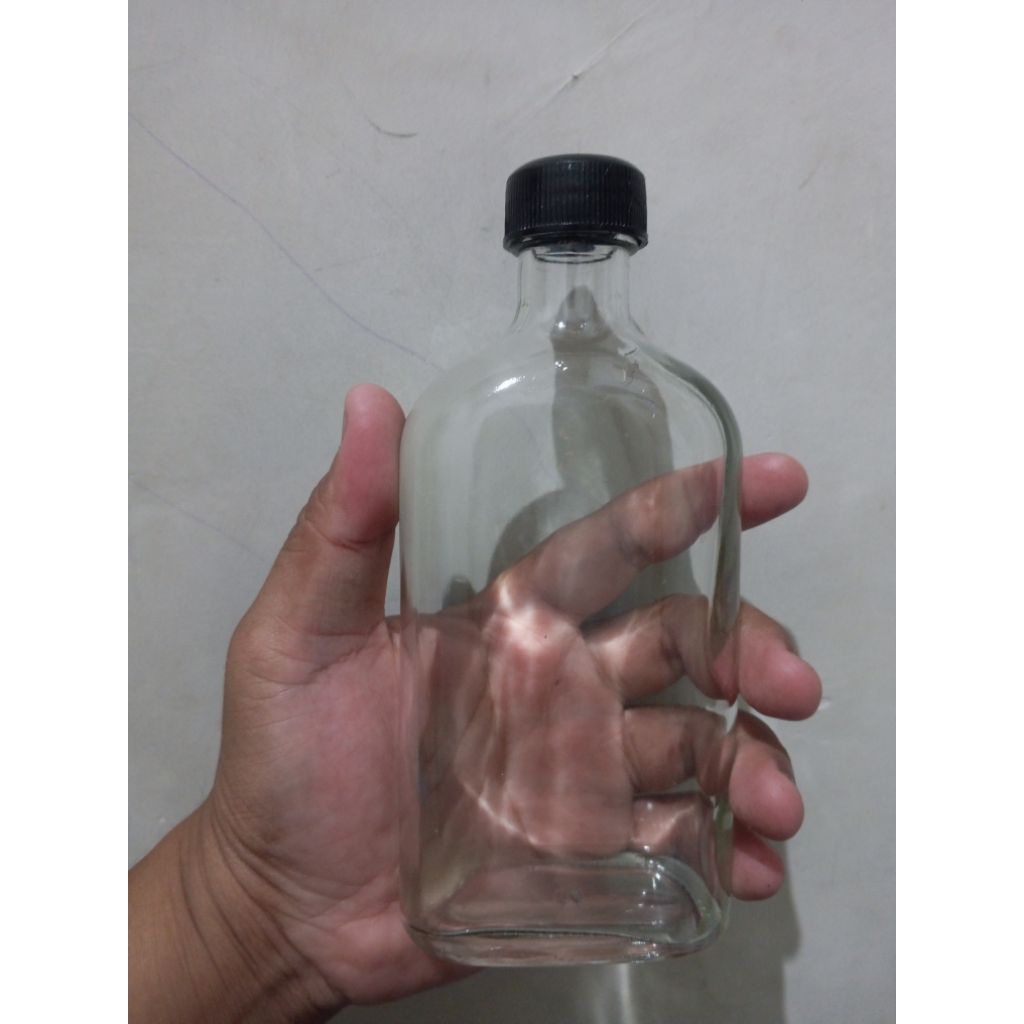 Botol kaca bekas madu 300ml + tutup