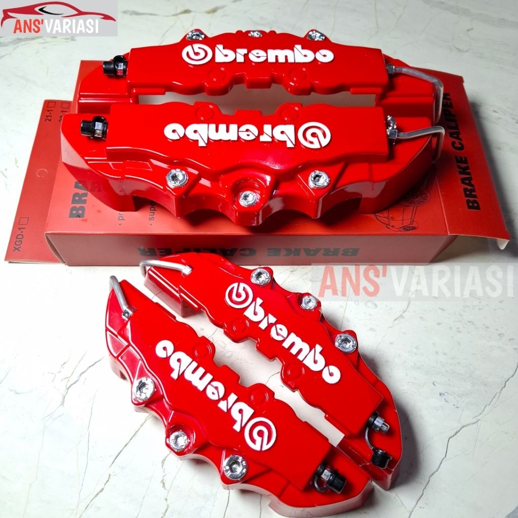 BREMBO KALIPER R3M MERAH UNTUK SEMUA MOBIL KALIPER R3M CAKRAM UNIVERSAL